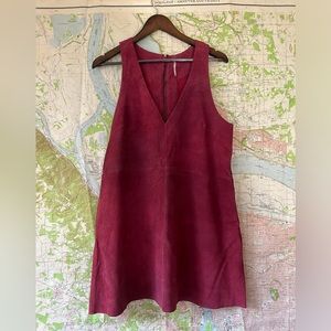 Free People | Dresses | Free People Retro Love Suede Dress | Poshmark